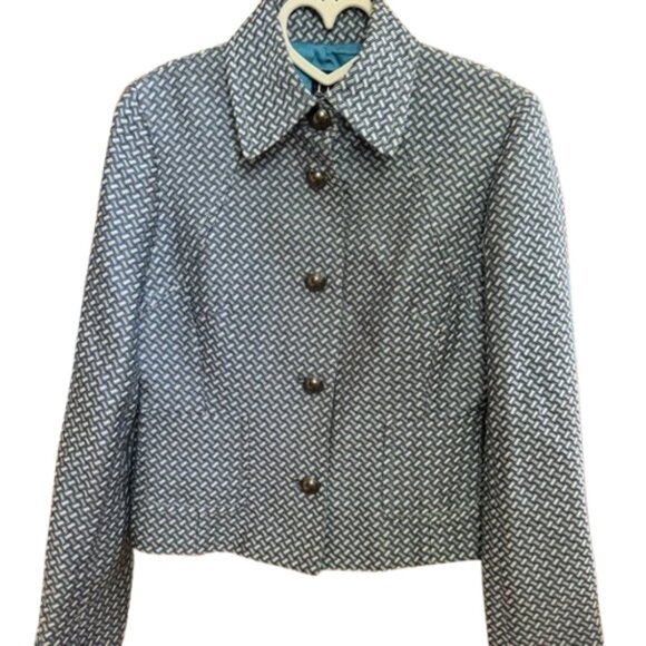 19. Beautiful Hilfiger Silk Blend Blazer Size 8‎ - Picture 1 of 11